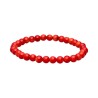 Bracciale in Corallo Tinto 6mm