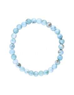 Larimar bracelet 6mm 2