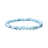 Pulseira larimar 6mm