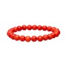 Bracelet de corail teinté 8mm