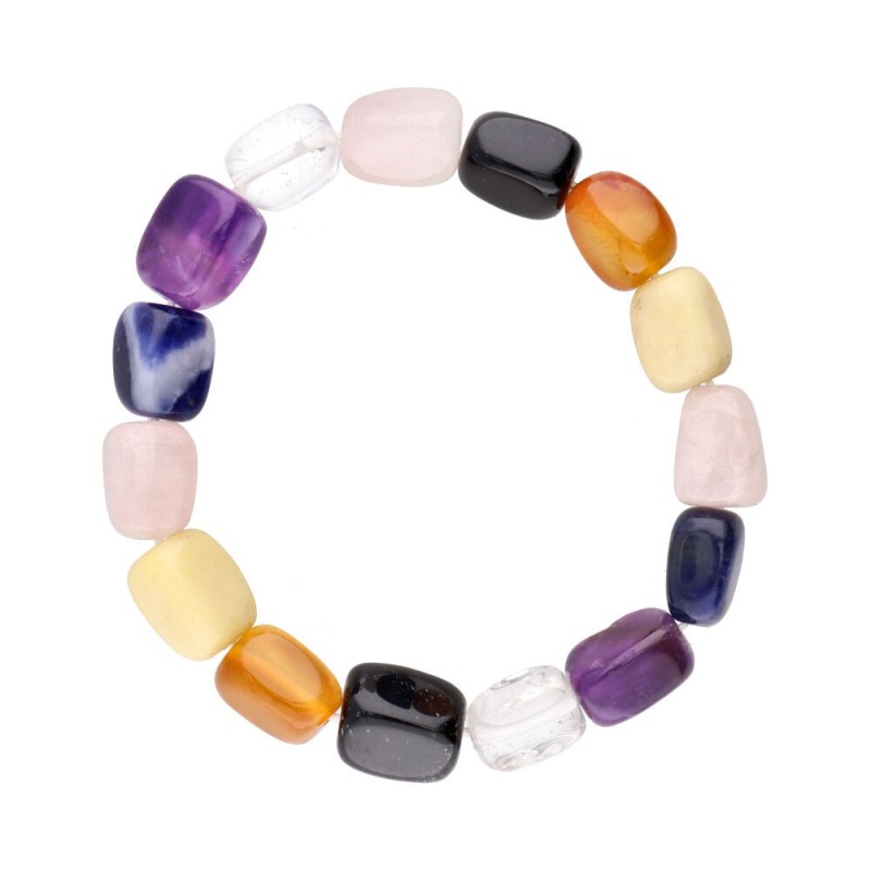Bracciale Chakra Rodato 13x9mm