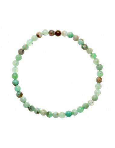 4mm chrysoprase bracelet