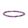 Bracelet de lépidolite 4mm