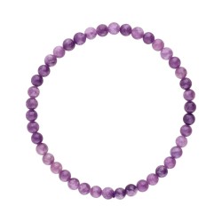 Bracciale in Lepidolite 4mm