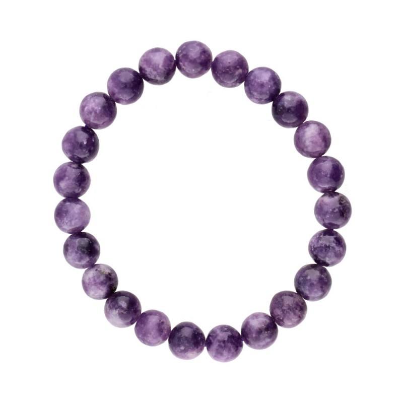 Bracciale in Lepidolita 8mm