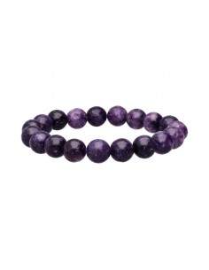 Bracelet de lépidolite 10mm