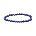 Bracciale in lapislazzuli 4 mm