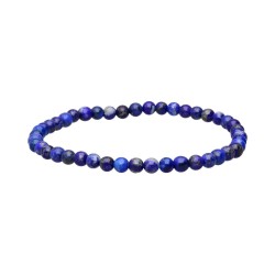 Bracciale in lapislazzuli 4 mm