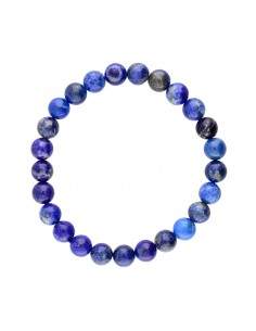 Pulseira de lápis lazúli 8mm 2