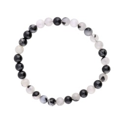 Bracciale in Quarzo Turmalinato 6mm