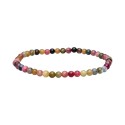 Multicolor Tourmaline Bracelet 4mm