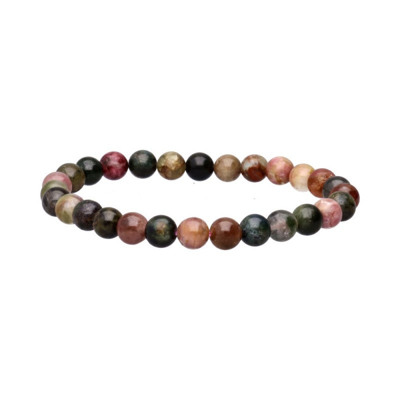 Bracciale in Tormalina Multicolore 6mm
