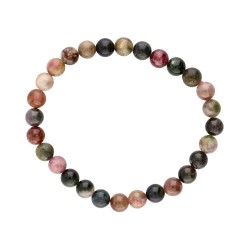 Bracciale in Tormalina Multicolore 6mm