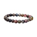 Pulseira Multicolor de Turmalina 8mm