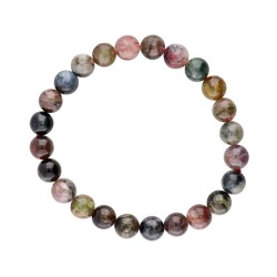 Bracciale in Tormalina Multicolore 8mm