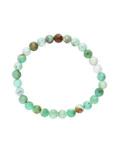 Pulseira chrysoprase 6mm 2