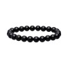 Pulseira Obsidiana Bola Lisa 8mm