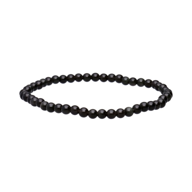 Bracciale di Obsidiana Arcobaleno 4mm