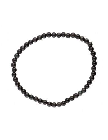 Pulseira Obsidiana arco-íris 4mm