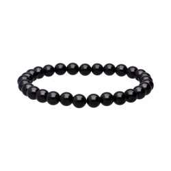 Bracciale in Tormalina Nera 6mm