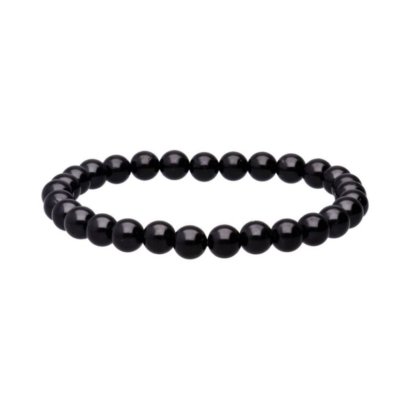 Bracciale in Tormalina Nera 6mm