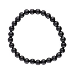Bracciale in Tormalina Nera 6mm
