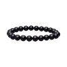 Bracciale in tormalina nera 8 mm