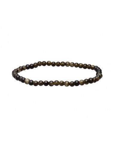 Pulsera di Ossidiana Dorata 4mm