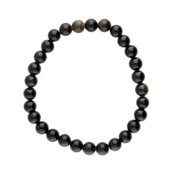 Bracciale in Obsidiana Dorata 6mm