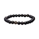 Pulsera de Obsidiana Dorada 6mm
