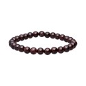 Bracelet en grenat 6mm