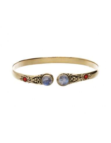 Braccialetto in bronzo con doppia...