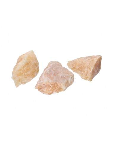 Calcite gialla grezza di media grandezza