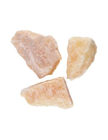 Calcite gialla grezza di media grandezza