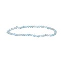 Pulsera Facetada de Apatito Claro 3mm