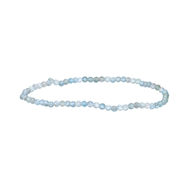 Bracciale a Faccette in Apatite Chiara 3mm