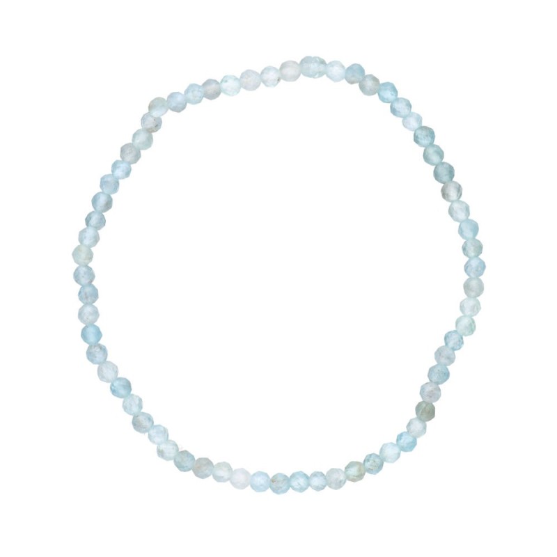 Bracciale a Faccette in Apatite Chiara 3mm