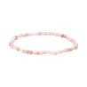 Pulseira Opala Rosa Faceted 3mm