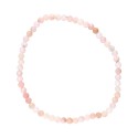 3mm Pink Opal Faceted Bracelet