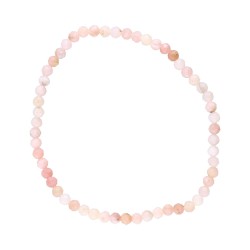 Bracciale Faccettato in Opale Rosa 3mm