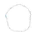 Bracciale a Faccette di Acquamarina e Morganite 3mm
