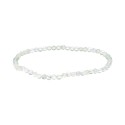 Bracelet à facettes en prehnite 3mm