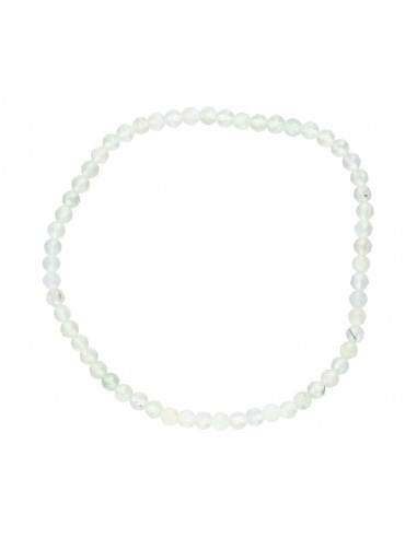 Bracelet à facettes en prehnite 3mm
