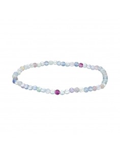 Fluorite Faceted Bracelet 3mm