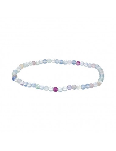 Bracciale sfaccettato di Fluorite...