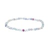 Pulseira Facetada de Fluorite de 3mm