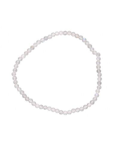Labradorite Pulseira Facetada 3mm