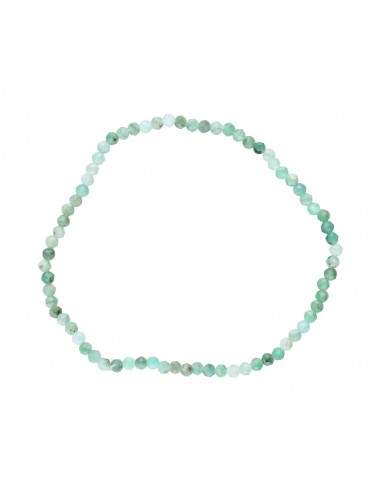 Pulsera sfaccettata di Esmeralda 3mm
