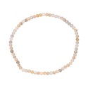 Adularia 3mm Pulseira Facetada