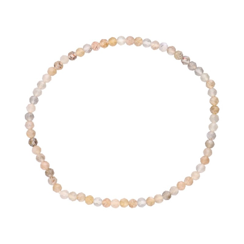 Bracciale Faccettato in Adularia 3mm